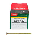 TIMCO Classic Multi-Purpose Countersunk Gold Woodscrews-13
