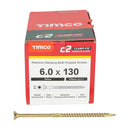 TIMCO C2 Clamp-Fix Multi-Purpose Premium Countersunk Gold Woodscrews-10