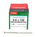 TIMCO Classic Multi-Purpose Countersunk A4 Stainless Steel Woodcrews-4