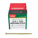 TIMCO Classic Multi-Purpose Countersunk Gold Woodscrews-10