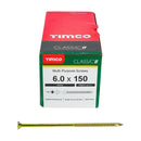 TIMCO Classic Multi-Purpose Countersunk Gold Woodscrews-7