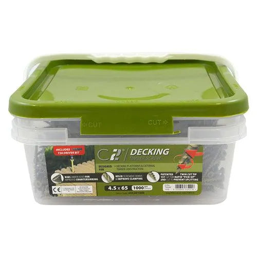 TIMCO C2 Deck-Fix Premium Countersunk Green Decking Screws