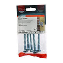 TIMCO Coach Screws Hex Head Silver-12