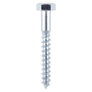 TIMCO Coach Screws Hex Head Silver-2