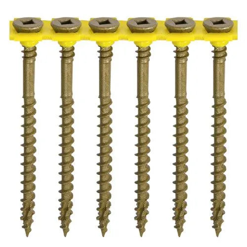 TIMCO Collated C2 Deck-Fix Premium Countersunk Green Decking Screws - 0
