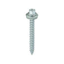TIMCO Slash Point Sheet Metal to Timber Screws Exterior Silver with EPDM Washer-6