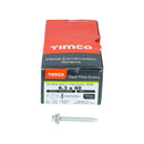 TIMCO Slash Point Sheet Metal to Timber Screws Exterior Silver with EPDM Washer-5