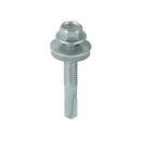 TIMCO Self-Drilling Heavy Section Screws Exterior Silver with EPDM Washer-6