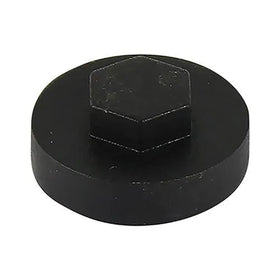 TIMCO Hex Head Cover Caps Black - 0
