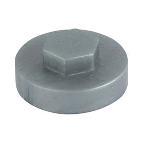 TIMCO Hex Head Cover Caps Dark Silver