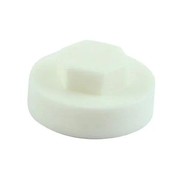 TIMCO Hex Head Cover Caps Pure White