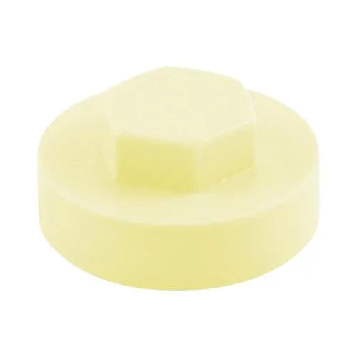 TIMCO Hex Head Cover Caps White (Creamy)