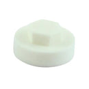 TIMCO Hex Head Cover Caps White-1