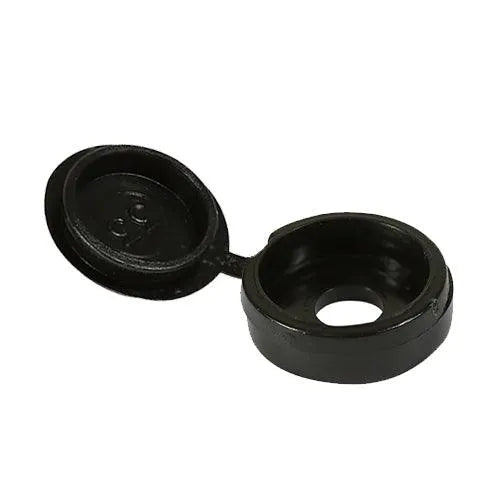 TIMCO Hinged Screw Caps Large Black