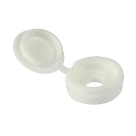 TIMCO Hinged Screw Caps Large White - 0