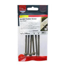 TIMCO Timber Screws Hex Flange Head Exterior Green-7