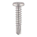 TIMCO Self-Drilling Metal Framing Low Profile Pancake Head Exterior Silver Screws-4