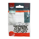 TIMCO Screw Cups Nickel-1