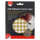 TIMCO Self-Adhesive Screw Cover Caps Oak-1