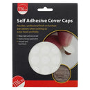 TIMCO Self-Adhesive Screw Cover Caps White Matt-1
