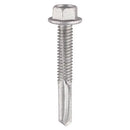 TIMCO Self-Drilling Heavy Section Screws Exterior Silver with EPDM Washer-10