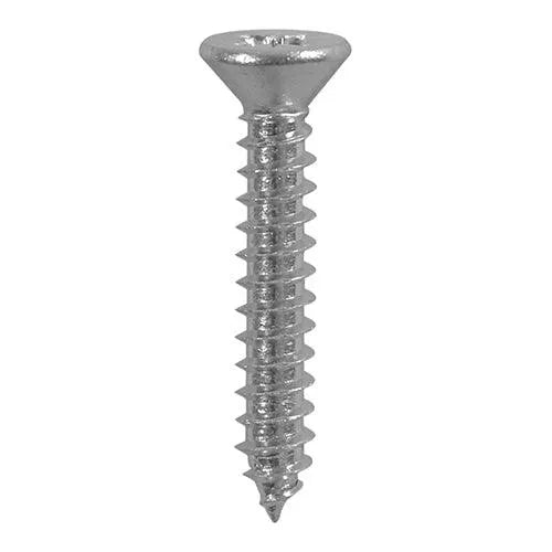 TIMCO Self-Tapping Countersunk A2 Stainless Steel Screws - 0