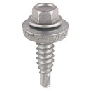 TIMCO Sheet Steel Stitching Screws Exterior Silver with EPDM Washer-2