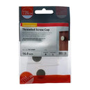 TIMCO Threaded Screw Caps Solid Brass Polished Brass-2