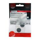 TIMCO Threaded Screw Caps Solid Brass Satin Chrome-1