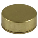 TIMCO Threaded Screw Caps Solid Brass Satin Brass-7