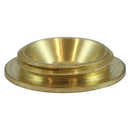 TIMCO Threaded Screw Caps Solid Brass Satin Brass-8