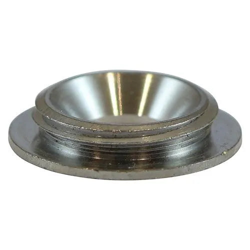 TIMCO Threaded Screw Caps Solid Brass Satin Chrome | STICK2