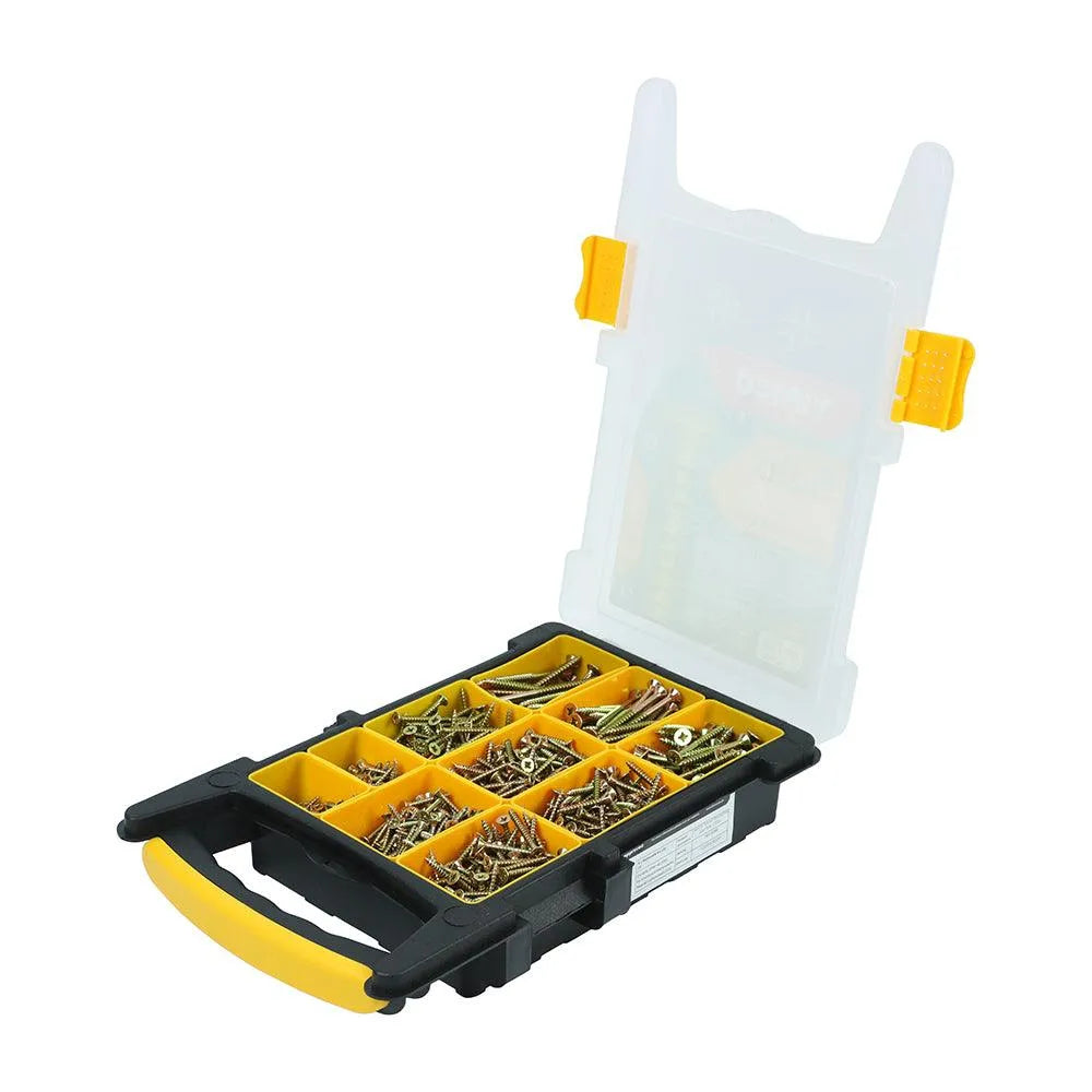 TIMCO Solo Countersunk Gold Woodscrews Mixed Tray - 0