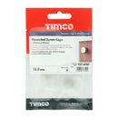 TIMCO Threaded Screw Caps Solid Brass Polished Brass-3