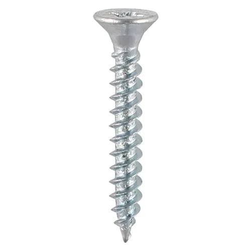 TIMCO Twin-Threaded Countersunk Silver Woodscrews
