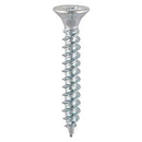 TIMCO Twin-Threaded Countersunk Silver Woodscrews-123