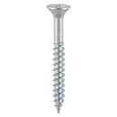 TIMCO Twin-Threaded Countersunk Silver Woodscrews-26