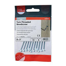 TIMCO Twin-Threaded Countersunk Silver Woodscrews-23