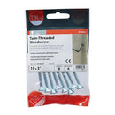 TIMCO Twin-Threaded Countersunk Silver Woodscrews-19