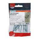 TIMCO Twin-Threaded Countersunk Silver Woodscrews-5
