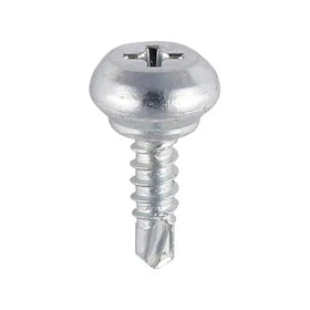 TIMCO Weather Bar Screws Nipple Head PH Self-Tapping Thread Self-Drilling Point Zinc - 0