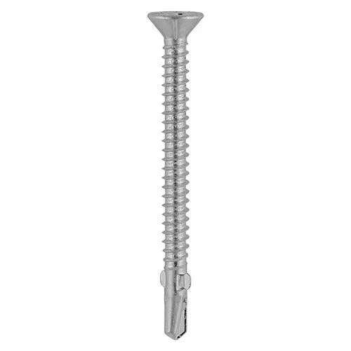 TIMCO Self-Drilling Wing-Tip Steel to Timber Light Section Exterior Silver Screws