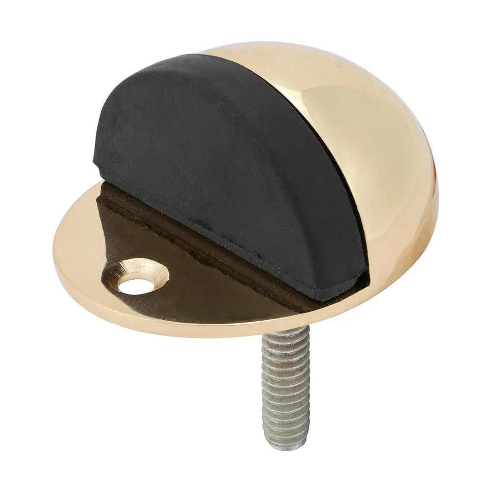 Oval Door Stop Polished Brass - 0