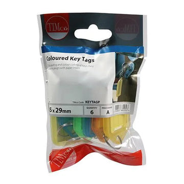 Coloured Key Tags
