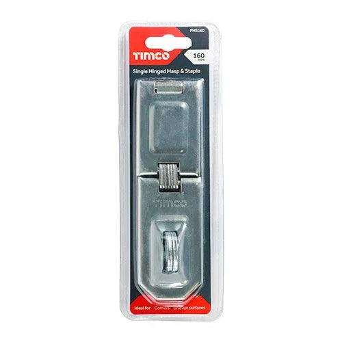 Single Hinged Hasp & Staple