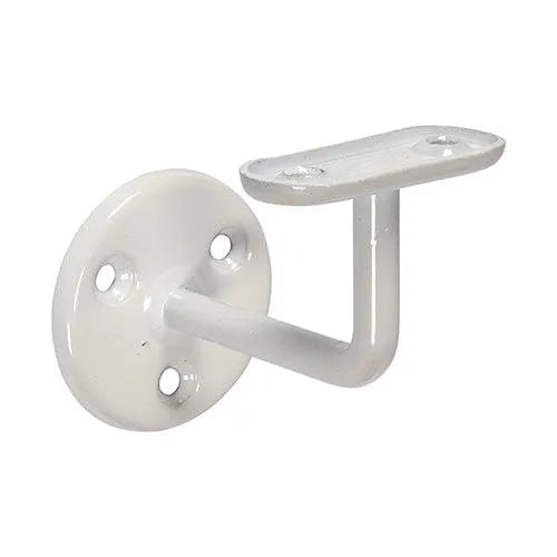 Steel Handrail Bracket White