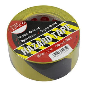 Hazard Tape Yellow & Black - 0