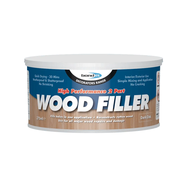 Bond-It Tough and Durable 2 Part Wood Filler for Wood Type Repair Bond-It