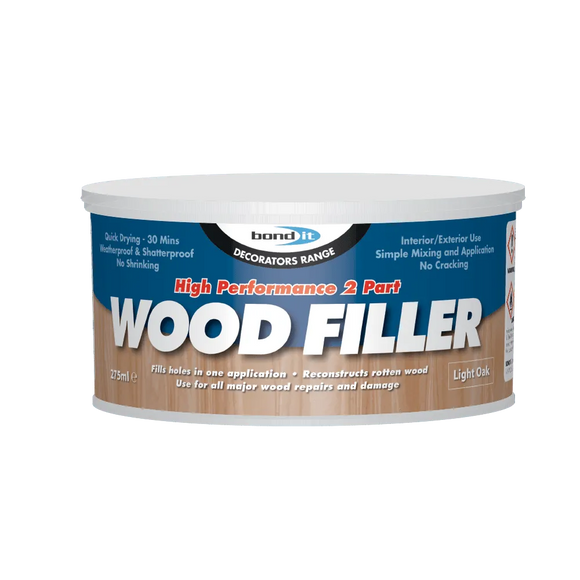 Bond-It Tough and Durable 2 Part Wood Filler for Wood Type Repair Bond-It
