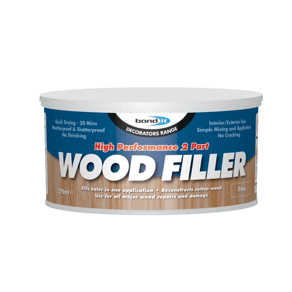 Bond-It Tough and Durable 2 Part Wood Filler for Wood Type Repair Bond-It